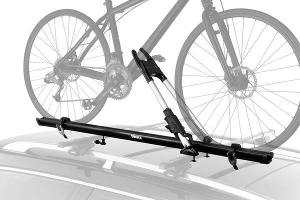 thule roof rack bike tray